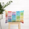 tessuto arredo mezzo panama strisce arcobaleno – bianco,  thumbnail number 7