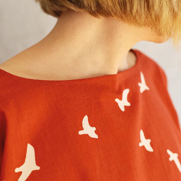 FRAU AIKO - blusa corta con tasche, Studio Schnittreif | XXS - L, image number 5