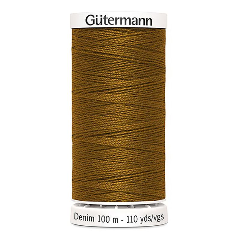 Filato per jeans [2040] | 100 m  | Gütermann – marrone,  image number 1