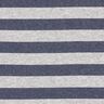 Jersey glitterato a righe trasversali – grigio chiaro/blu marino,  thumbnail number 1