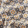 tessuto in cotone cretonne Motivo a piastrelle – bianco/nero,  thumbnail number 2