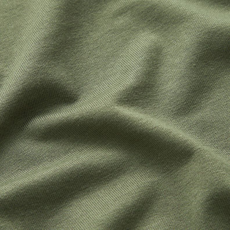 Jersey estivo in viscosa media – verde oliva scuro,  image number 2