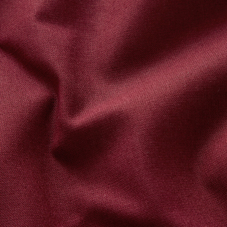 tessuto in cotone cretonne tinta unita – rosso Bordeaux,  image number 2