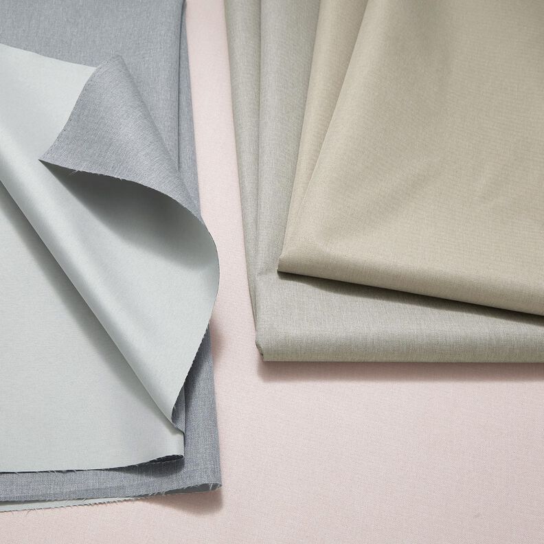 tessuto oscurante Blackout Spina di pesce fine &ndash; grigio seta,  image number 4