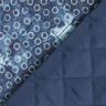 Tessuto Chambray trapuntato con fiore batik – colore blu jeans,  thumbnail number 5