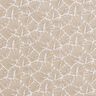 cotone rivestito Mini foglie astratte – beige/bianco,  thumbnail number 1