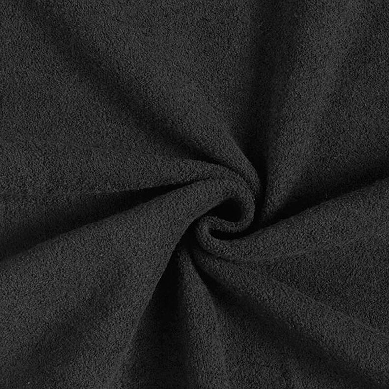 cotone Felpa Terry Fleece – nero,  image number 1