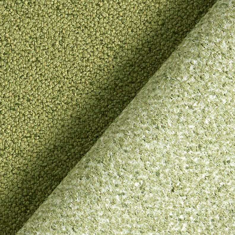 tessuto da tappezzeria bouclé fine – verde chiaro,  image number 3