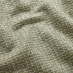 Terry francese glitterato – cachi, 