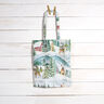 tessuto arredo gobelin Paesaggio invernale – avorio/turchese chiaro,  thumbnail number 7