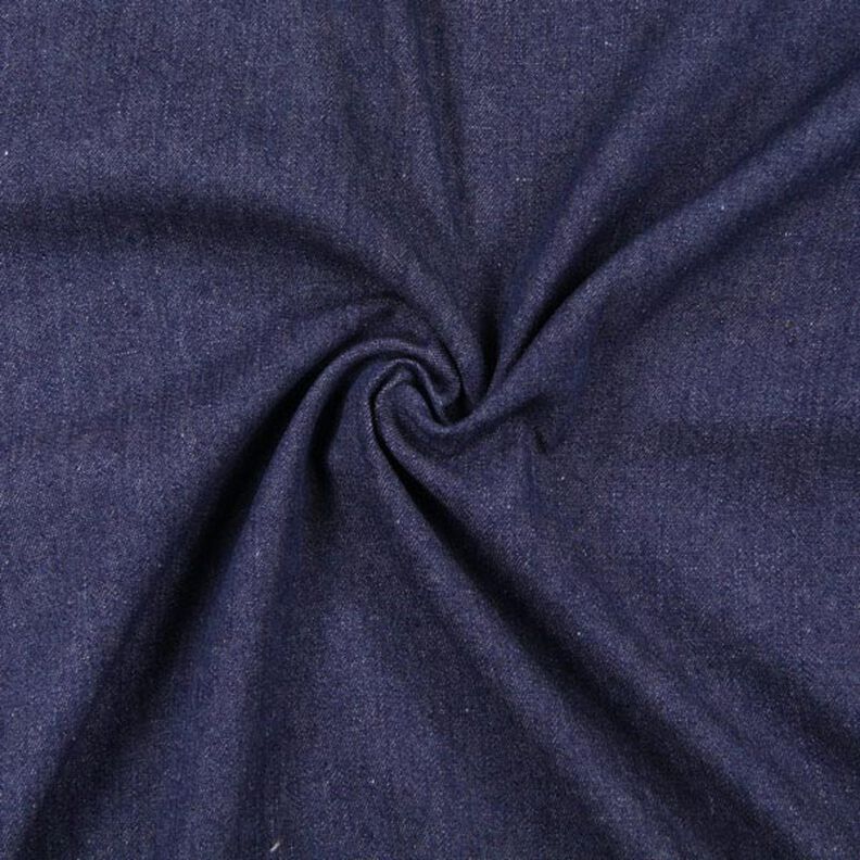 Denim in cotone medio – blu marino,  image number 1