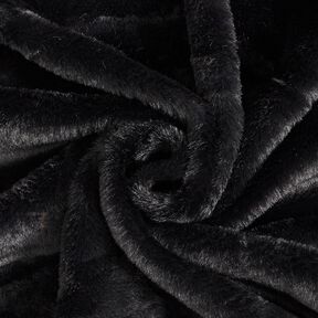 pelliccia sintetica di alta qualità monocromatica – nero, 