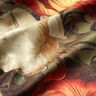 velluto arredo Peonie – cachi/rosso scuro,  thumbnail number 3