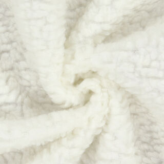 Pelliccia d'agnello sintetica – bianco lana, 
