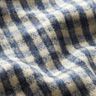 Tessuto per cappotto misto lana a quadri piccoli – beige/blu,  thumbnail number 3