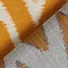 tessuto jacquard da esterni motivo ikat – senape,  thumbnail number 4