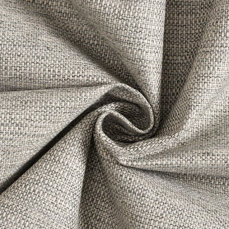 Tessuto da tappezzeria con struttura grezza – grigio chiaro | Resto 80cm,  image number 1