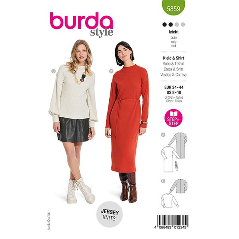 abito / maglietta | Burda 5859 | 34-44,  image number 1