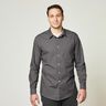 Tessuto per camicia a righe verticali – nero/grigio,  thumbnail number 6