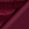 Onde in rilievo in velluto elasticizzato – rosso Bordeaux,  thumbnail number 4