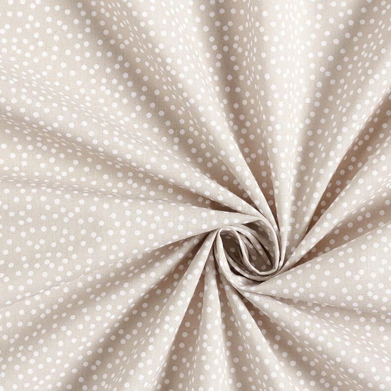tessuto in cotone cretonne Punti irregolari – sabbia,  image number 4