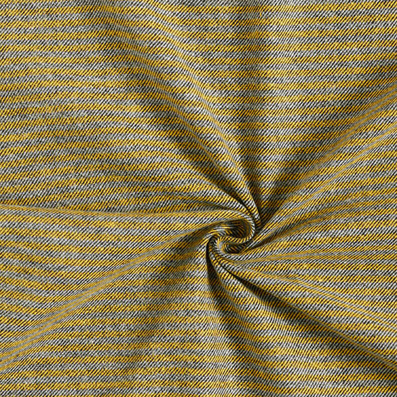 Tessuto a strisce per pantaloni – giallo/grigio,  image number 3