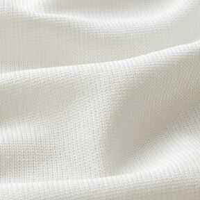tessuto in maglia di cotone – bianco lana, 