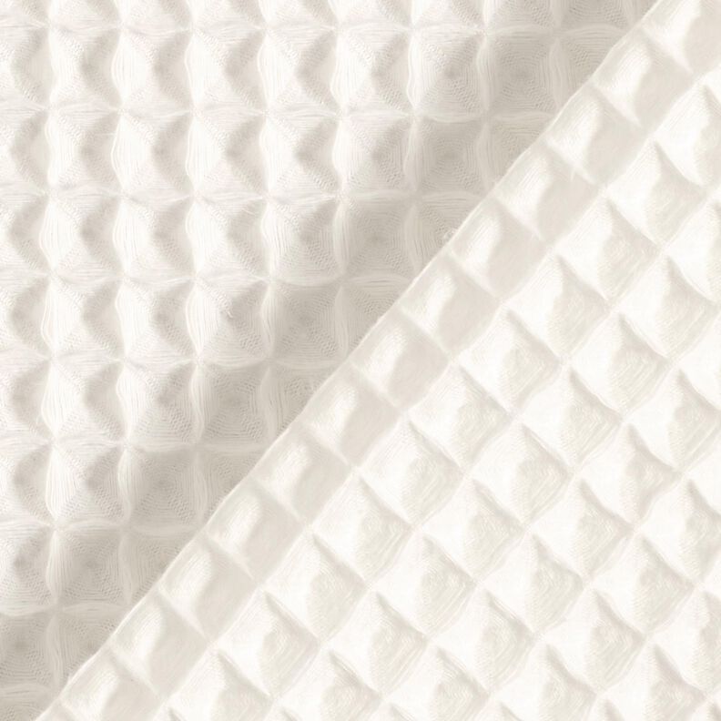 piqué nido d’ape Grandi nidi d’ape – bianco lana,  image number 4