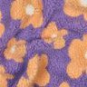 tessuto peluche fiori | Poppy Fabrics &ndash; lavanda/albicocca,  thumbnail number 2