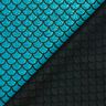 jersey laminato squame di sirena – nero/turchese,  thumbnail number 4