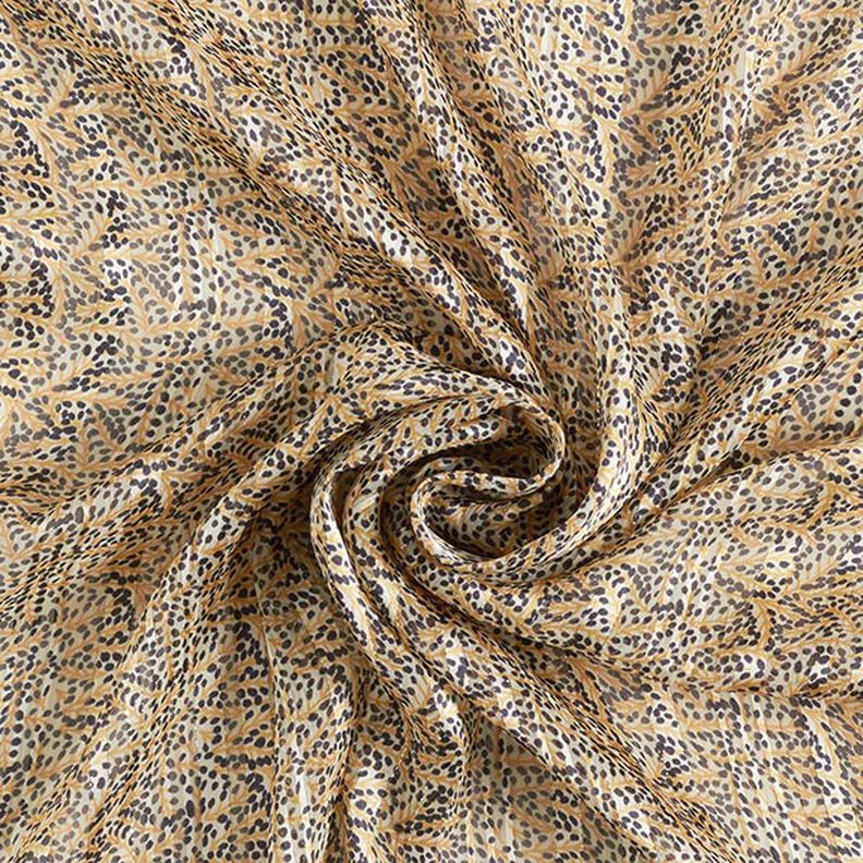 chiffon satin, righe brillanti e spighe di riso – bianco lana,  image number 3