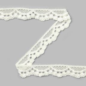 pizzo elastico [15 mm] - bianco sporco, 