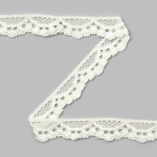 pizzo elastico [15 mm] - bianco sporco, 