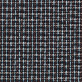 misto viscosa Quadri glitterati – turchese/marrone nerastro, 