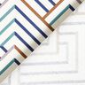 tessuto arredo mezzo panama Diamanti moderni – bianco/blu,  thumbnail number 4