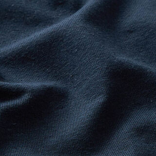jersey misto lino-cotone, tinta unita – blu marino, 