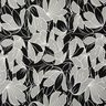 Grandi fiori in crêpe elasticizzato – nero/grigio chiaro,  thumbnail number 1