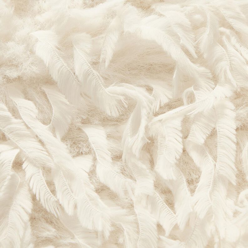 ecopelliccia piume, tinta unita | Katia Fabrics – bianco, image number 7