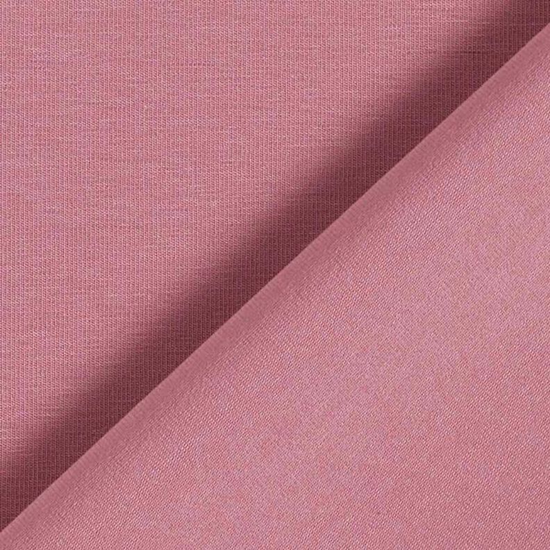 jersey di cotone medio tinta unita – rosa antico scuro,  image number 5