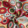 tessuto arredo gobelin Cerchi colorati – beige chiaro/rosso carminio,  thumbnail number 3
