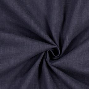 Tessuto di lino misto Ramie medio – blu notte, 