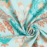viscosa voile Fiori Tiffany – turchese chiaro,  thumbnail number 3