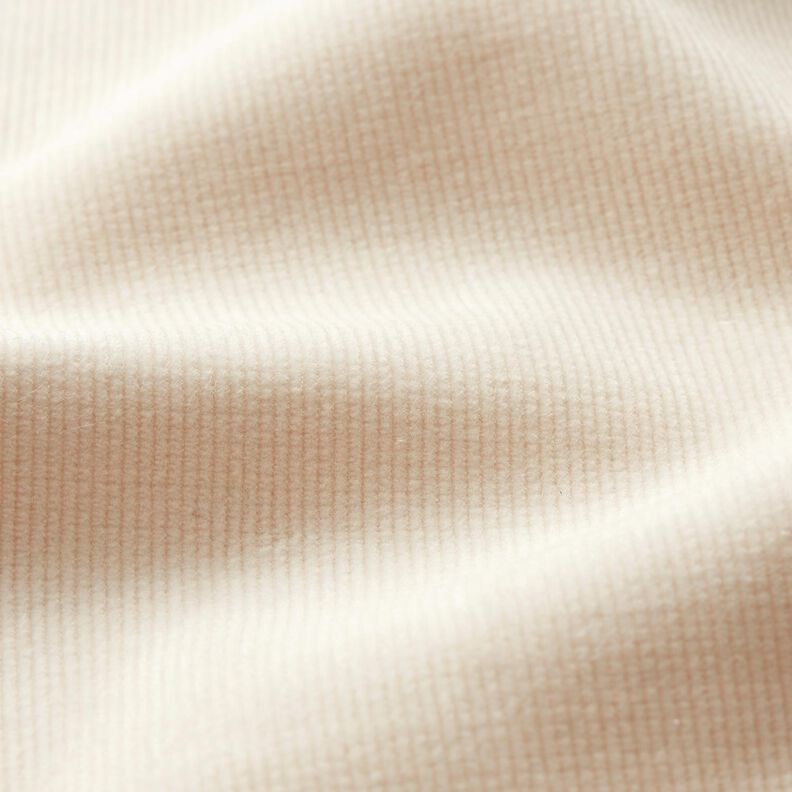 velluto a costine stretch – bianco lana,  image number 2