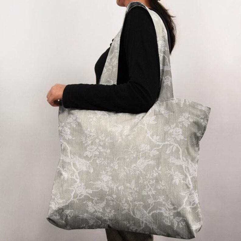 Lino per complementi di arredo Uccelli – bianco,  image number 7