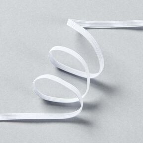 Nastro elasticizzato [10 m | 5 mm] – bianco, 