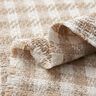 Tessuto per cappotti in cotone scozzese – bianco/beige scuro,  thumbnail number 3