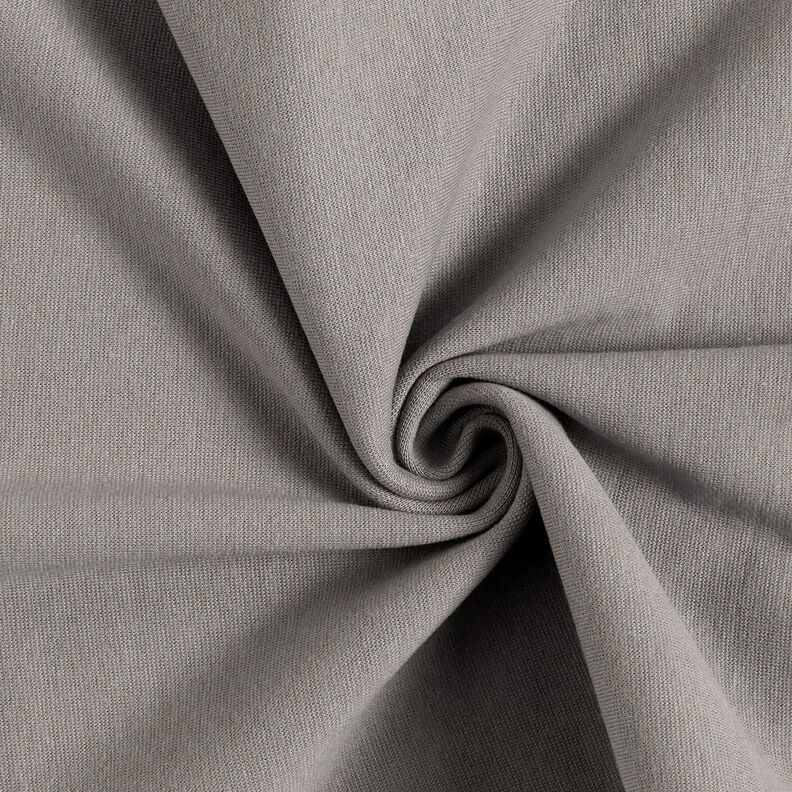 tessuto per bordi e polsini mélange – grigio chiaro, image number 1