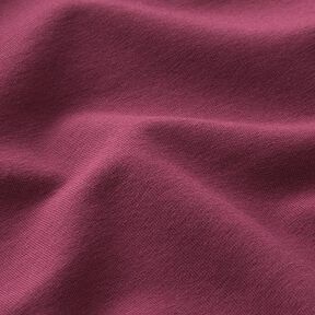 felpa di cotone leggera tinta unita – rosso Bordeaux, 