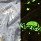 Morbido pile Bagliore nello spazio oscuro – blu notte/crema,  thumbnail number 3
