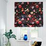 velluto arredo Fiori romantici – antracite/rosé,  thumbnail number 6